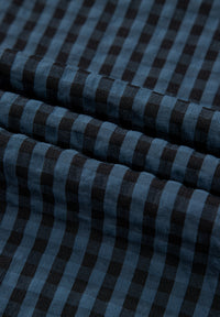 Plaid Wide Strap Wide Leg Overalls