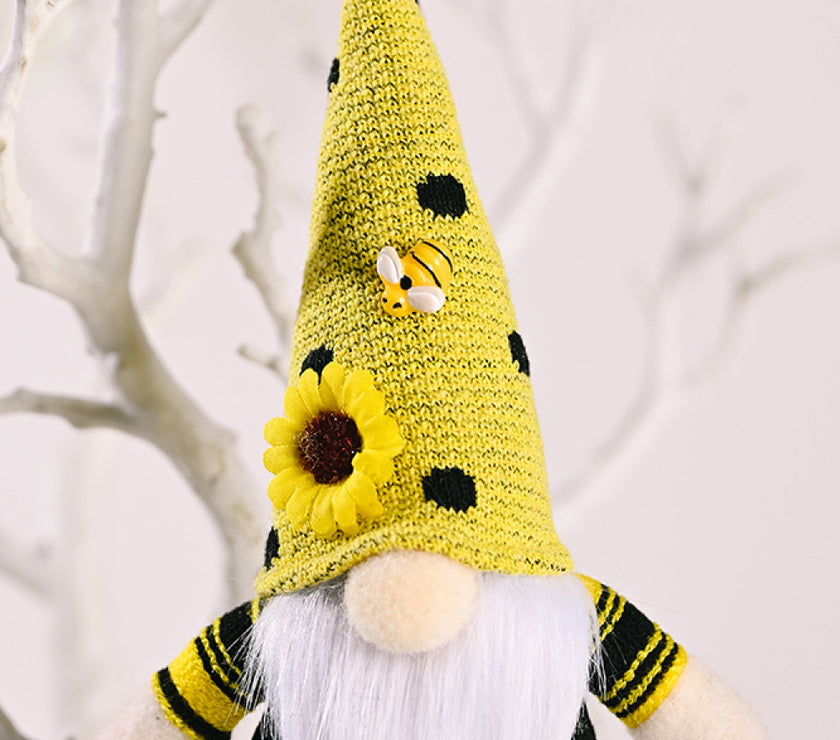 Random 4-Pack Sunflower Faceless Gnome Ornaments