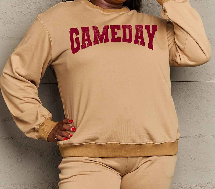 Simply Love Simply Love Full Size GAMEDAY Graphic Sweatshirt