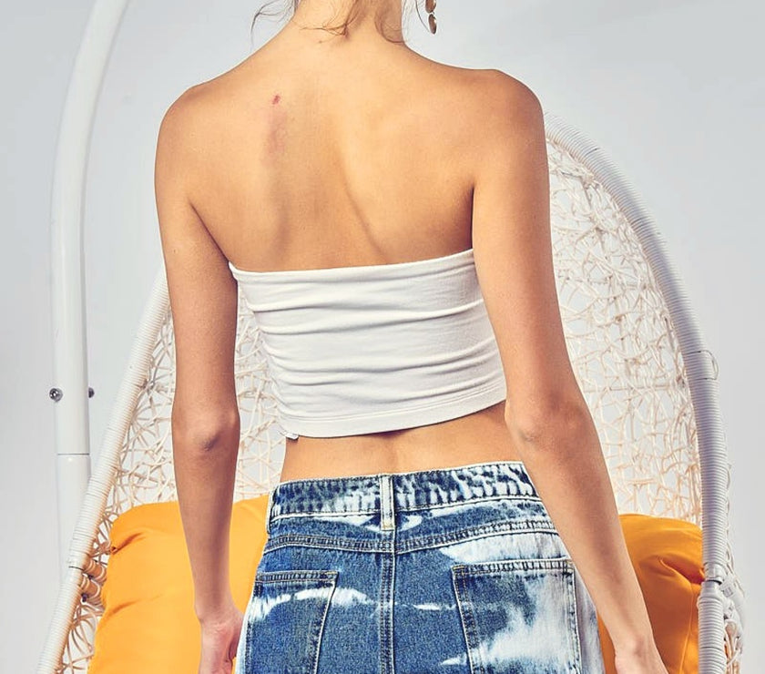 BiBi US Flag Theme Bleached Denim Shorts