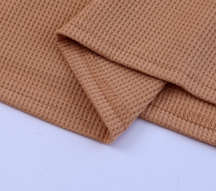 Plus Size Printed Color Block Ruffled Blouse