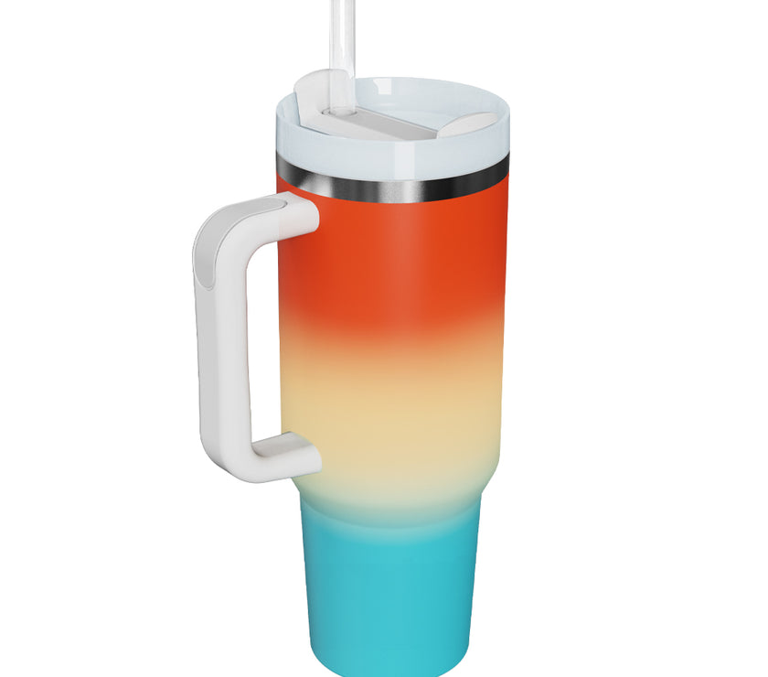 Gradient Multicolor Stainless Steel Tumbler