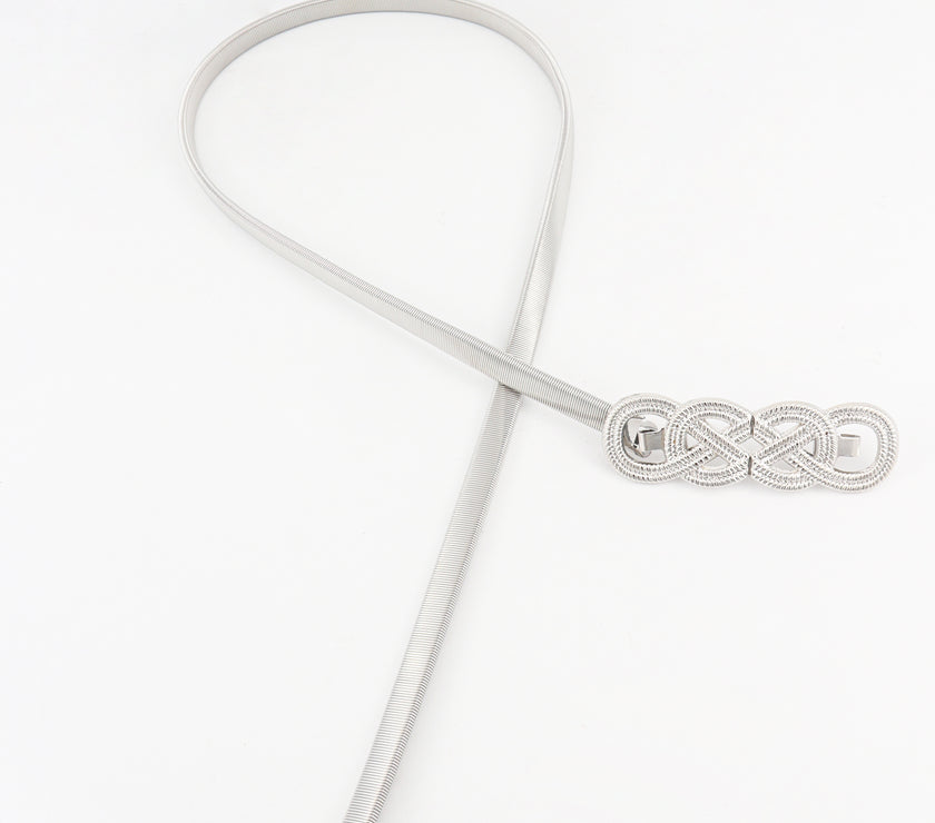 Knot Buckle Metal Belt