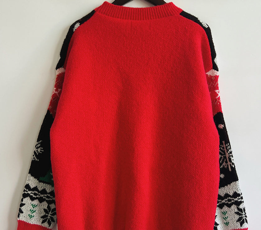 Christmas Element Long Sleeve Sweater