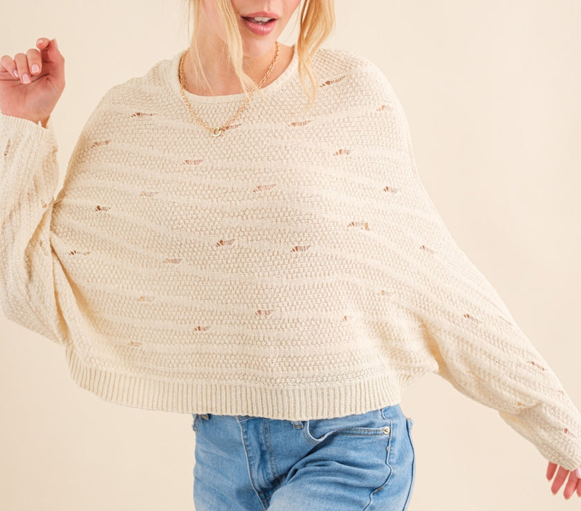 And The Why Dolman Sleeves Sweater