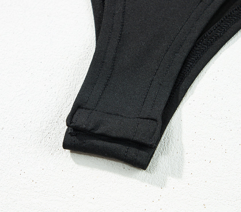 Eyelet Lace Long Sleeve Bodysuit