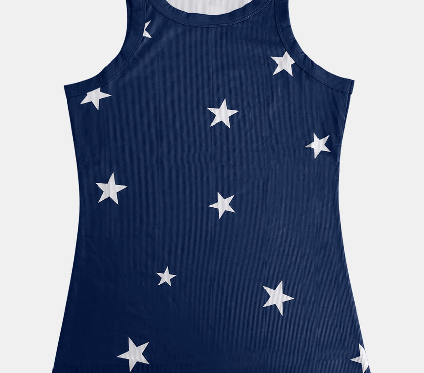 Full Size Star Round Neck Tank