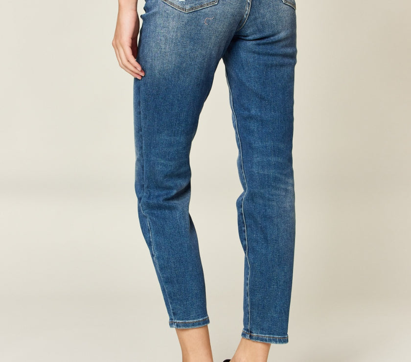 Judy Blue Full Size Tummy Control High Waist Slim Jeans