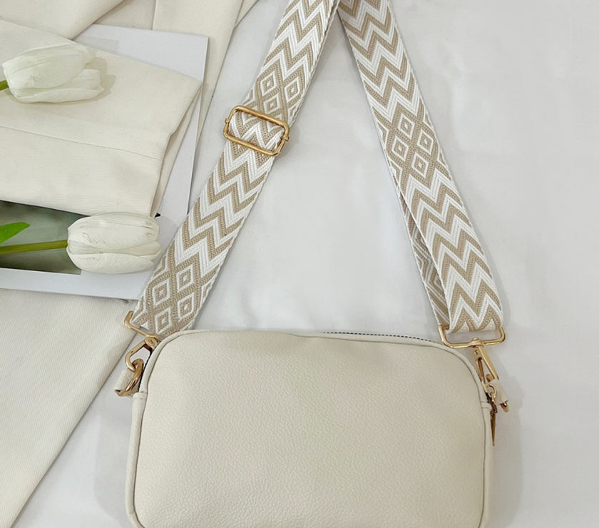 PU Leather Single Strap Crossbody Bag