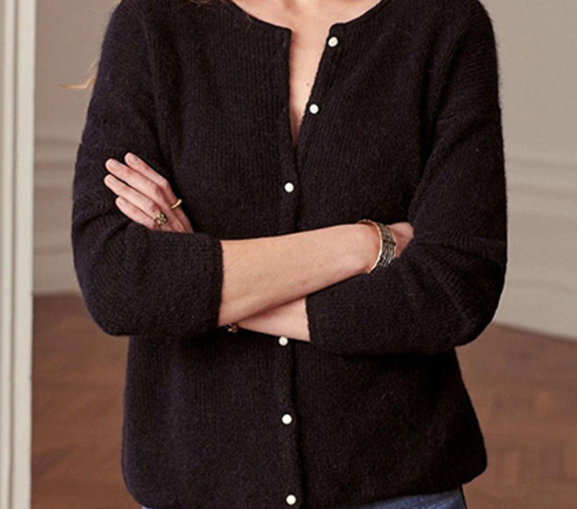 Button Down Long Sleeve Sweater