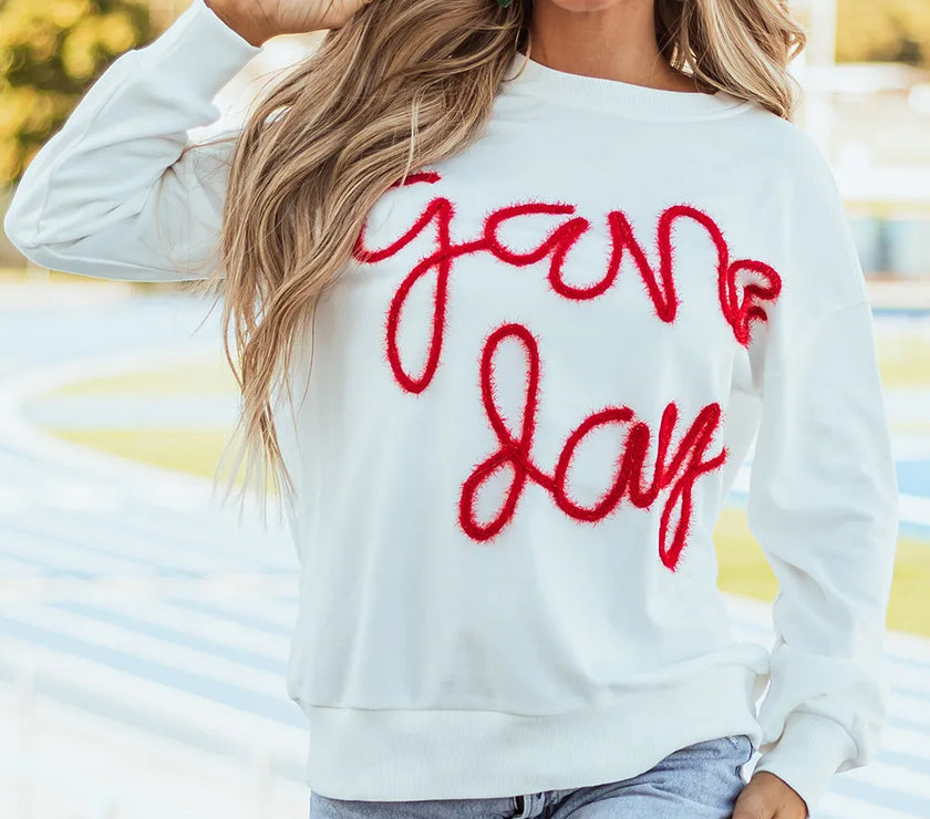 Round Neck Long Sleeve Sweatshirt