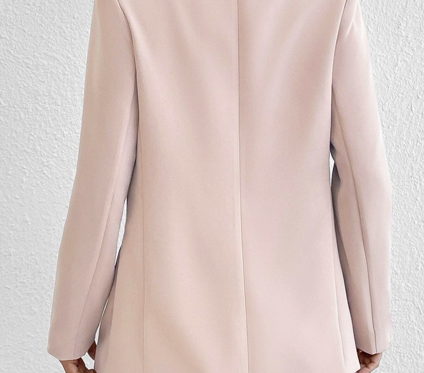 Shawl Collar Long Sleeve Blazer