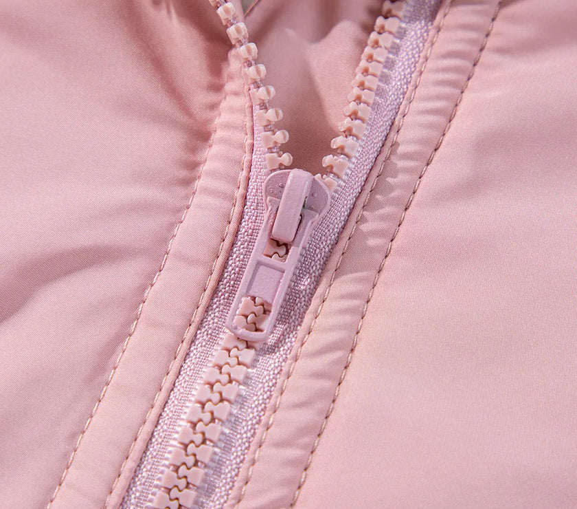 Color Block Half Zip Long Sleeve Hoodie