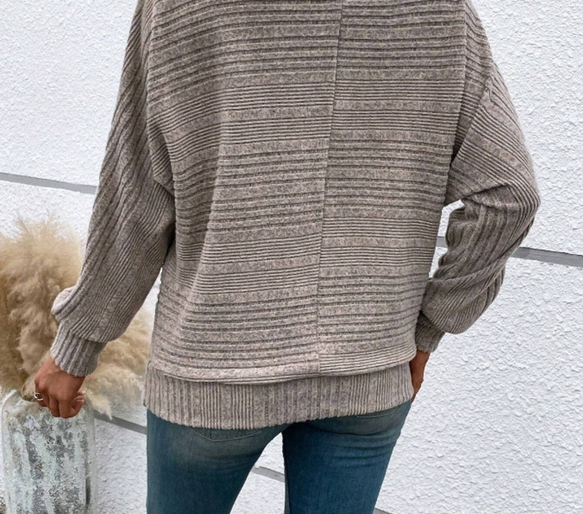 Full Size Round Neck Long Sleeve Top