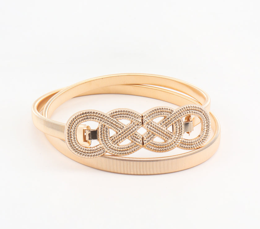 Knot Buckle Metal Belt