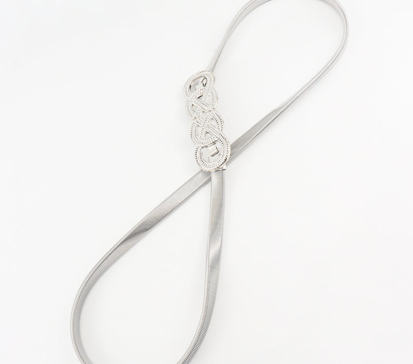 Knot Buckle Metal Belt