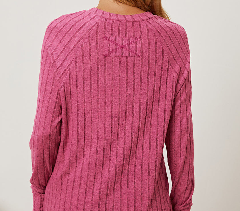 Basic Bae Full Size Ribbed Thumbhole Sleeve T-Shirt