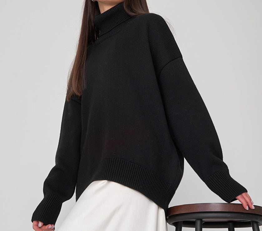 Turtleneck Long Sleeve Sweater