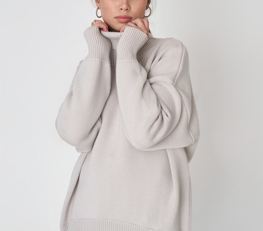 Turtleneck Long Sleeve Sweater