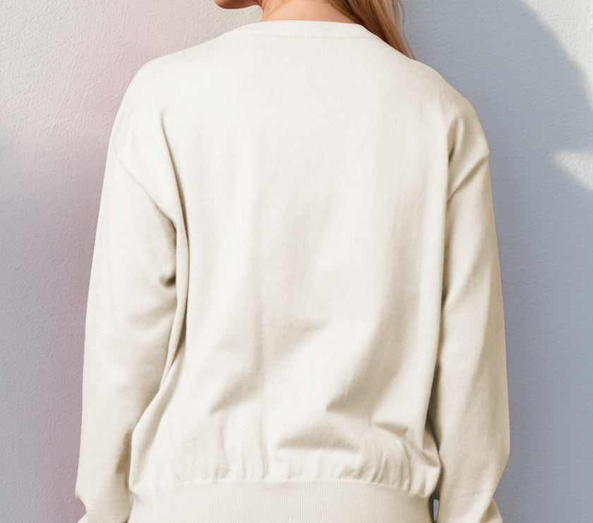 Double Take Full Size Nutcracker Sequin Long Sleeve Sweater