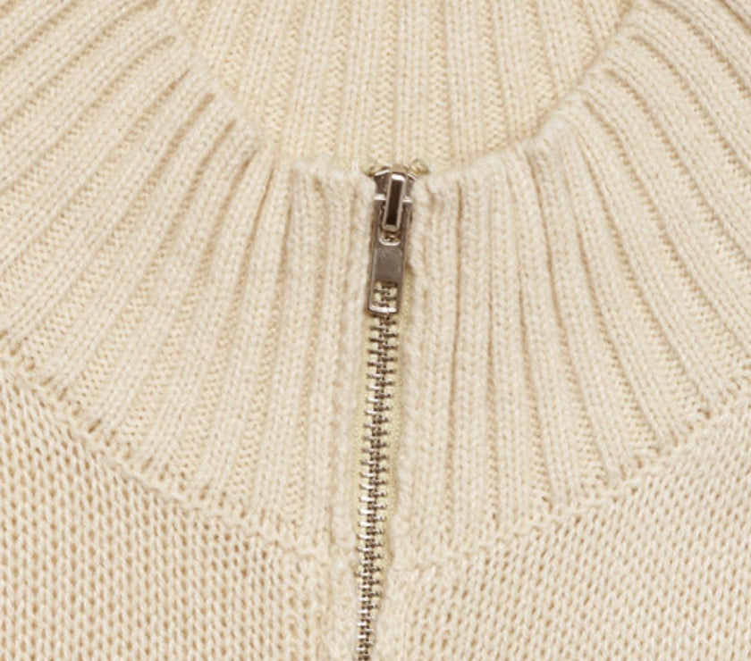 Perfee Zip Up Mock Neck Sweater Vest