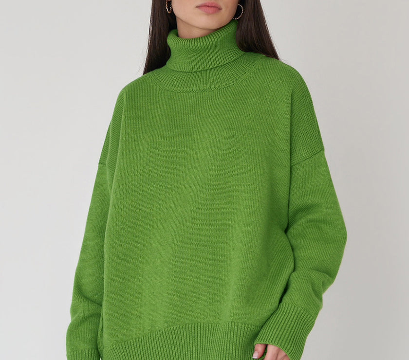 Turtleneck Long Sleeve Sweater