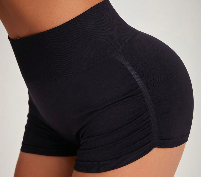 High Waist Active Shorts