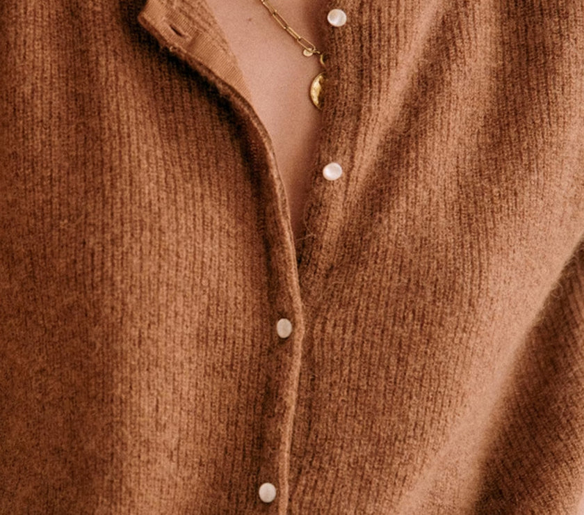 Button Down Long Sleeve Sweater
