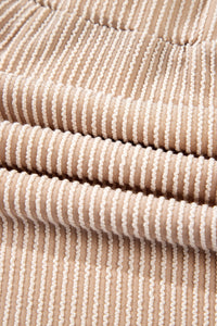 Jet Stream Corded Elastic High Waist Wrap Skort