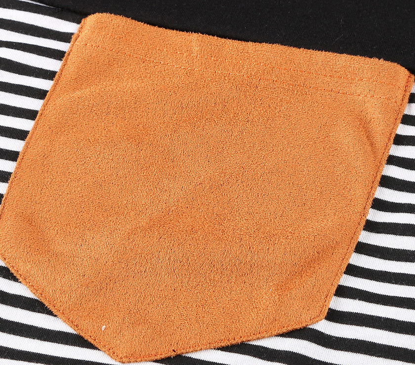 Striped Round Neck Long Sleeve T-Shirt