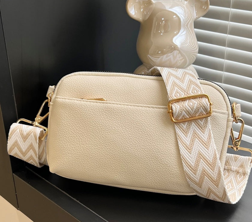 PU Leather Single Strap Crossbody Bag