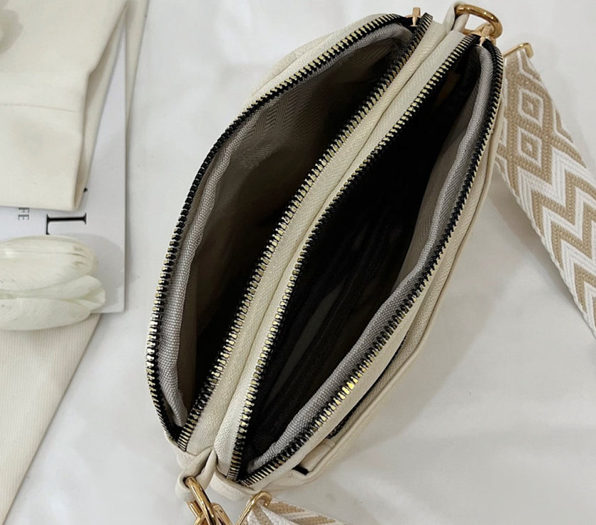 PU Leather Single Strap Crossbody Bag