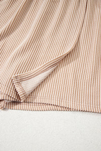 Jet Stream Corded Elastic High Waist Wrap Skort