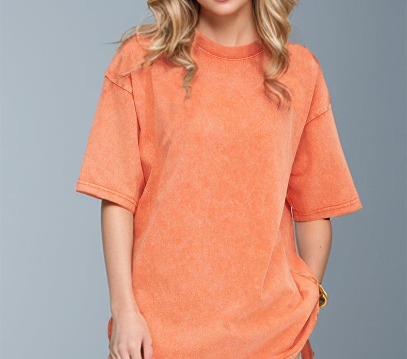 Basic Bae Round Neck Half Sleeve T-Shirt