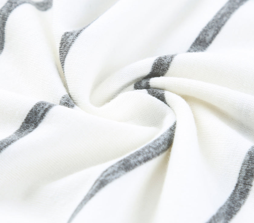 Striped V-Neck Long Sleeve Top and Pants Lounge Set