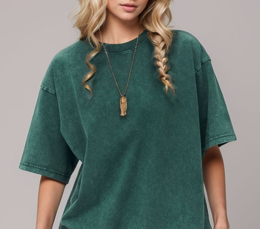 Basic Bae Round Neck Half Sleeve T-Shirt