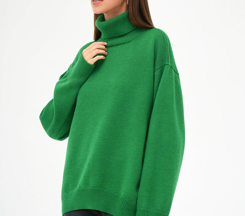 Turtleneck Long Sleeve Sweater