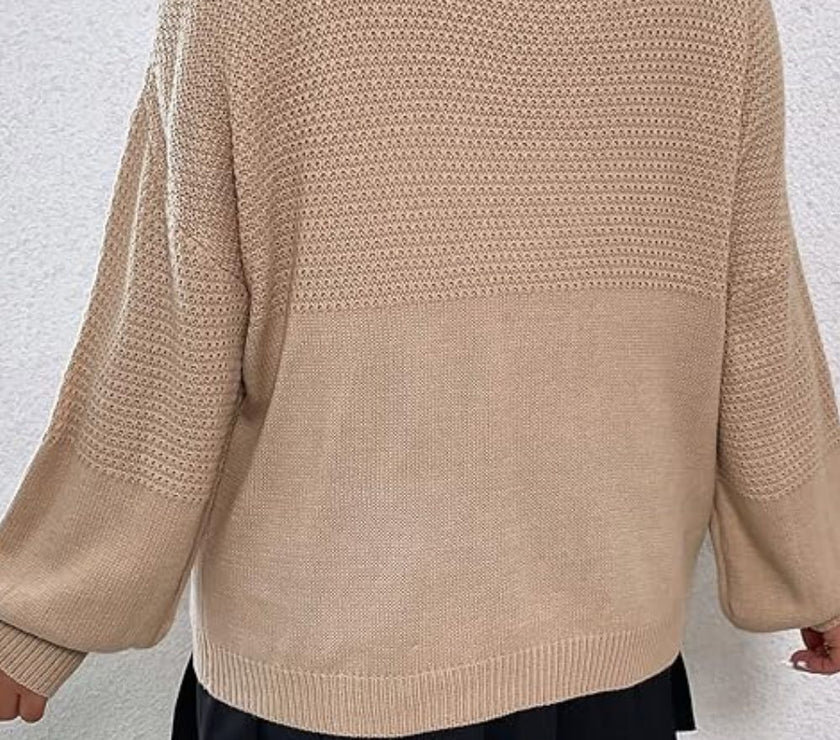 Floral Applique Drop Shoulder Open Front Cardigan