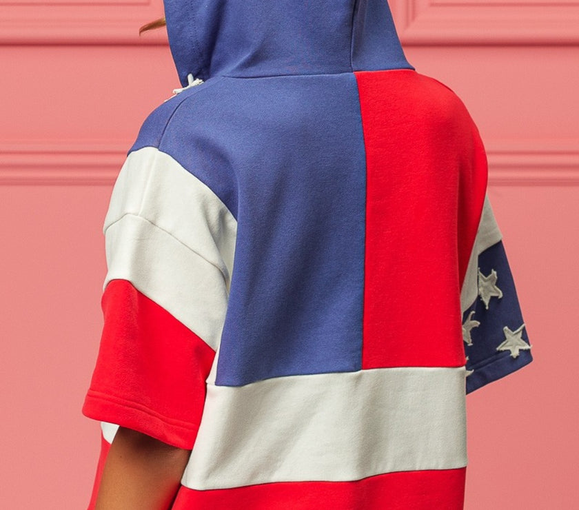 BiBi American Flag Theme Hoodie