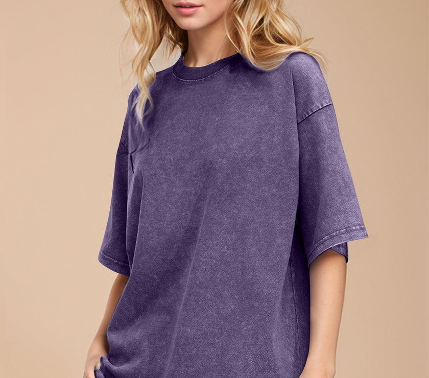 Basic Bae Round Neck Half Sleeve T-Shirt