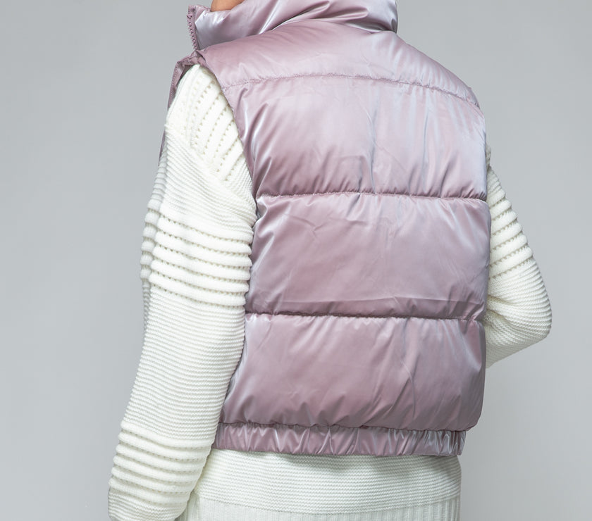Snobbish Fine Fur Lining Quilted Vest