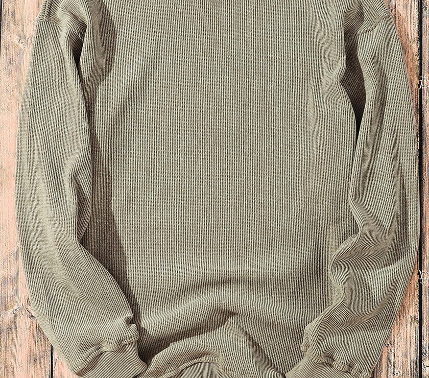 Lucky Clover Sequin Round Neck Sweatshirt