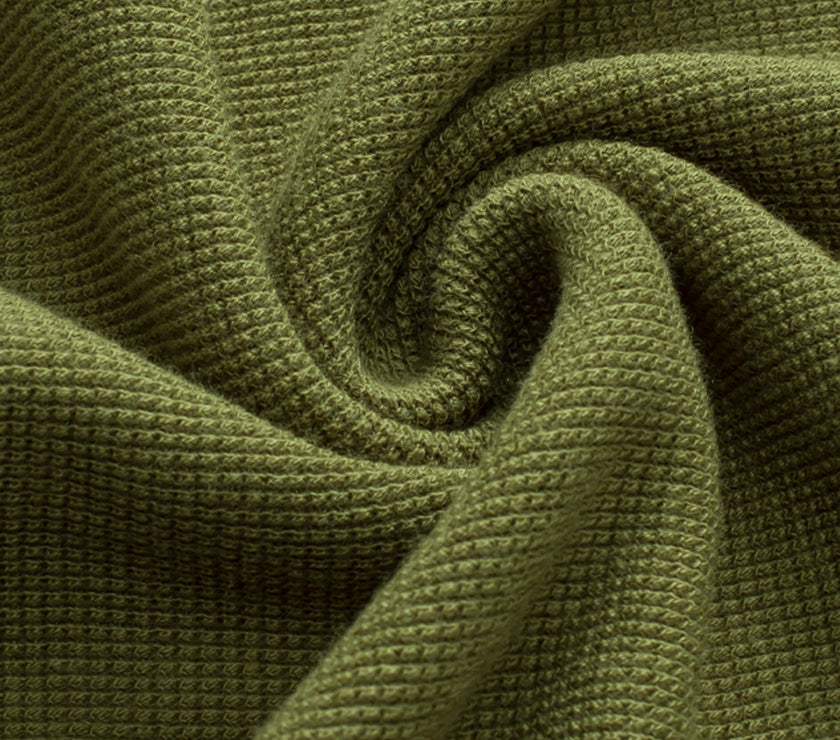 Striped Exposed Seam Half Button Sweatshirt