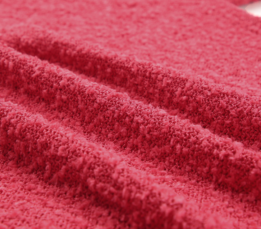 V-Neck Dropped Shoulder Sweater