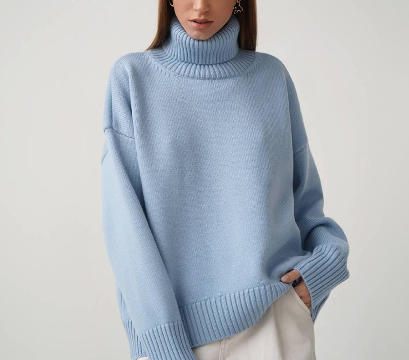 Turtleneck Long Sleeve Sweater
