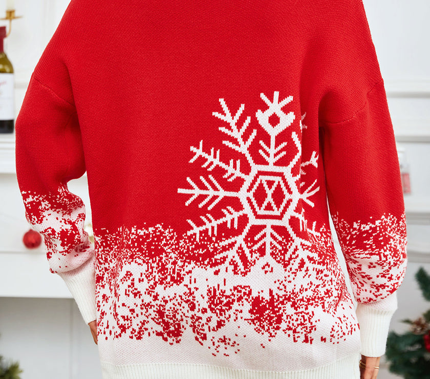 Off-Shoulder Long Sleeve Sweater