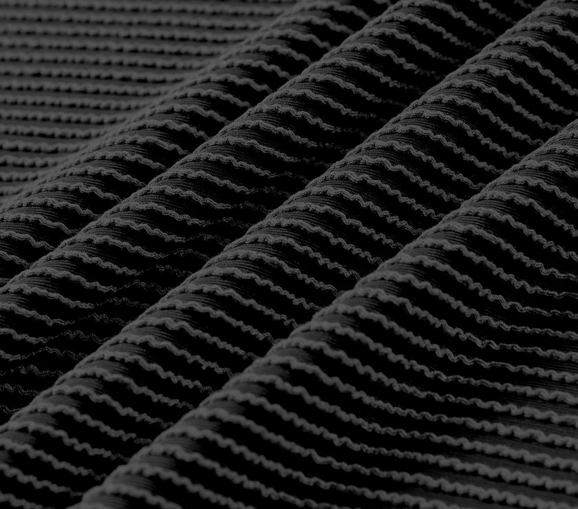 Texture V-Neck Long Sleeve Top