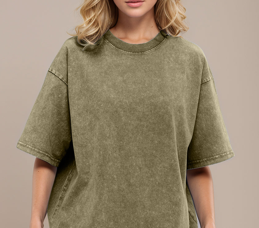 Basic Bae Round Neck Half Sleeve T-Shirt