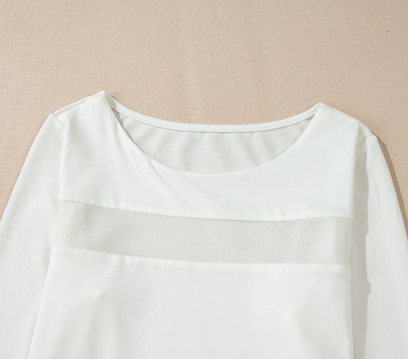 Round Neck Long Sleeve Bodysuit