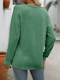 Mandy V-Neck Long Sleeve T-Shirt